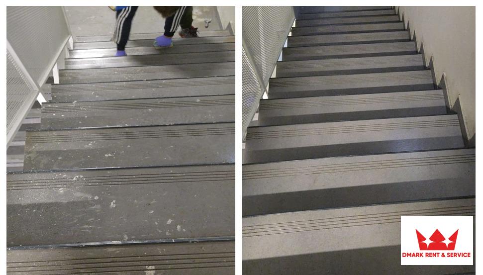 Trappevask i Aarhus – eksempel 2 udført af Dmark Rengøring ApS